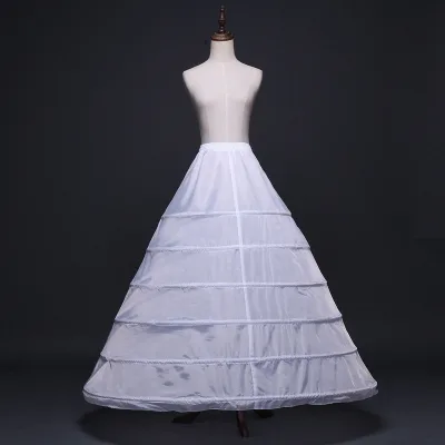 6 Hoops Petticoats Bustle for Ball Gown Wedding Accessories Brida