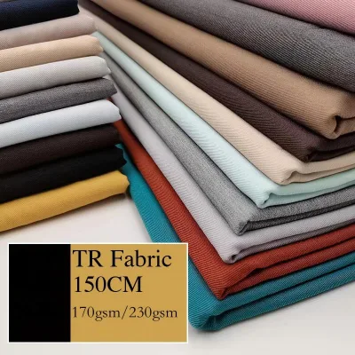TR Stretch Twill Viscose/Polyester Fabric Workwear Professional Fabric Suits-Breathable Eco-Friendly Woven Fabric for Uniforms