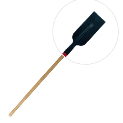 Outdoor Multifunctional Snow Shovel Flat Shovel with Long Wooden Handle Snow Remover Ice Shovel