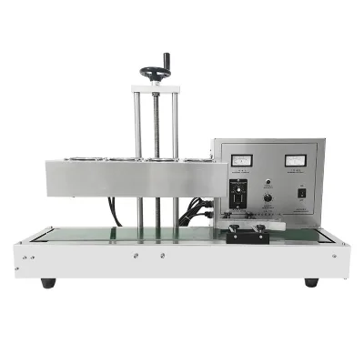 Fully Automatic Electric Bottle Sealer Plastic Glass Aluminum Foil Sealing Machine for Beverages Commodities Cups Cans Packaging