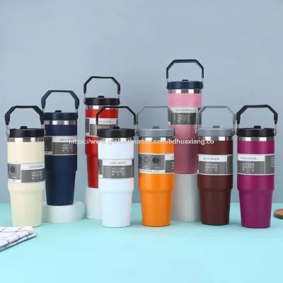 20oz 30oz travel car mug stainless steel car tumbler double wall tumbler with handle lid