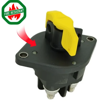 880175-0002 DPST 2 Pole 500A 32V Battery Disconnect Switches for Mining Construction Machinery