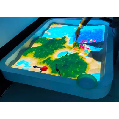 3D Hologram Magic Augmented Sandbox Interactive Projector AR Children's Sandbox Playground with 7 Scenes for Kids 2