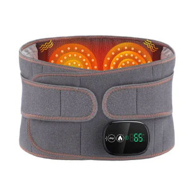 Free Shipping USA Wireless Electric Lumbar Massage Belt Heat USB Red Light Heated Waistband Product Category Waist Massager