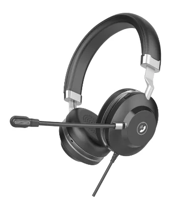 March New Listing With Noise Cancelling Microphone Office Call Center Headphones Wired USB Headset