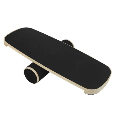 Wooden Balance Board Surfing Skiing Yoga Exercise Balance Board Rollers