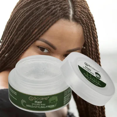 Natural Hair Moisturizing Twist Lock Gel Edge Control Hair Wax for Silky Smooth Hold Anti-Frizz
