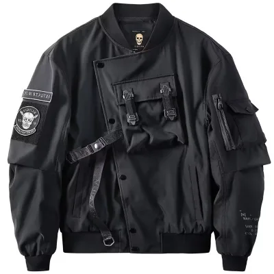 Spring and Autumn Aviator Jacket Men's Oversize Functional Jacket Men's Workwear Fashionable Baseball Suit Fashionable Brand