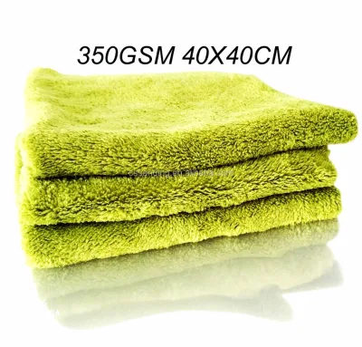 16 In. X 16 In.EDGELESS 350gsm Professional Korean 70/30 Super Plush Microfiber Detailing Towels