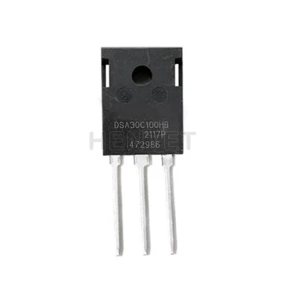 Hentet New DSA30C100HB IGBT Transistor IC Component 100V 15A 3-Pin(3+Tab) TO-247 Single MOSFET Diode Schottky Tube