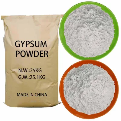 Bulk Supply High Whiteness Construction Wall Plastering Alpha High Strength Industrial Building Raw Material Gypsum Powder