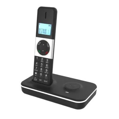 D1002 Digital Cordless Phone with Ultra-Sleek Wireless Base OGM Function Supports 16 Languages