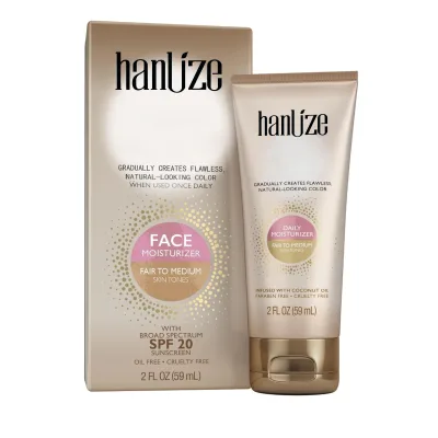 Vegan Aloe Oil-Free Face Moisturizer SPF 20 Broad Spectrum Sunscreen Gel 59ml Cream for Fair to Medium Skin Tones