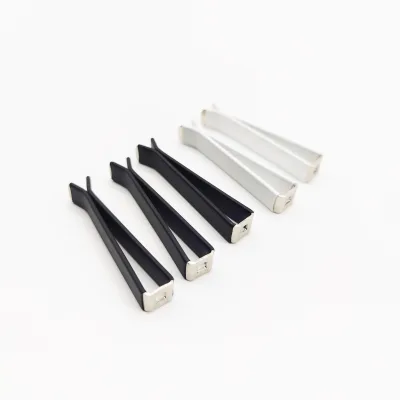 New Product White Black Metal Air Outlet Perfume Clip Car Air Conditioner Car Vent Clip