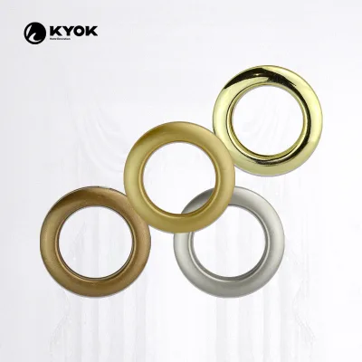 Beautiful Self-locking Curtain Rings/eyelet with Decorative Pattern, Curtain Rods, Curtain Accessories