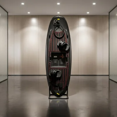 Carbon Fiber Electric Surfboard 10KW Minute Runtime 48V Battery Voltage Waterproof Unisex