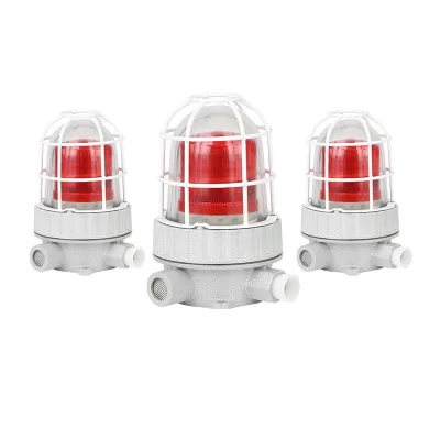 Sound Volume 120dB Explosion-proof Alarm Light Ex d E IIC T6 IP66 for Oil and Gas Industries