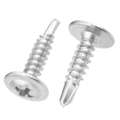 Manufacturer Stainless Steel 410 304 Carbon Steel Phillips Head Self Drilling Screws Round Head Self-Drilling Screw Metric