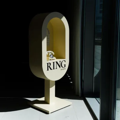 SMOOTH Ring Ring Ring Telephone Booth Outdoor Welcome Sign Birthday Party Decoration Booth and Phone