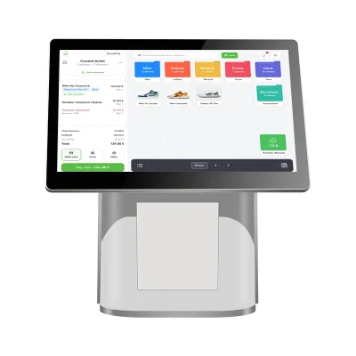 2025 Factory 15.6 Inch POS Terminal Retail POS System All in One Sale White