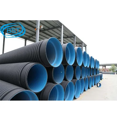Large Diameter Corrugated Perforated Drainage PE Pipe