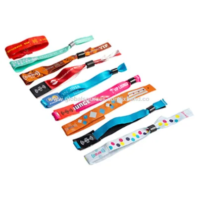 High Quality RFID woven Wristbands for Events, smart bracelet, nfc tag for festival