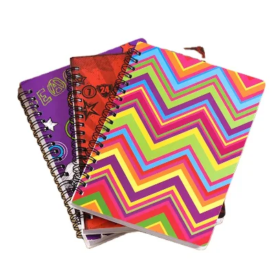 Waterproof Custom Printing Manuscript Stationery School Supplies Hard Cover Dairy Exercise Book Spiral Notebooks for Students