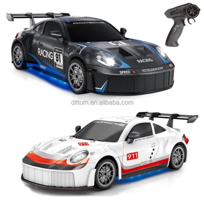 New Coming 1/24 Scale 5CH RC Racing Car 4x4 Ultraviolet 2.4Ghz 20KM/H Led Light Coche De Carreras RC Battery Included for Child