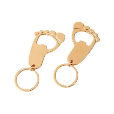 Creative Keychain Beer Bottle Opener Palm Keychain Chain Ring Cute and Unique Keychain for Wholesale Hanger logo