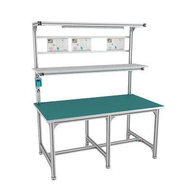 Factory Wholesale Laboratory Workbenches Aluminium Profile Assembly Line Workbench for Electronic Bench Work Bench Work