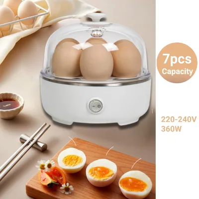 2025 New Arrivals Kitchen Wholesale Plastic Household 7 Eggs Holder Electric Egg Boiler Portable Rapid Egg Cooker