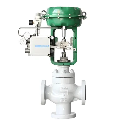 Three Way Control Valve Electric Pneumatic Control Valve Intelligent Control Valve Three-way Control Valve