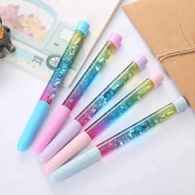 Cartoon Novelty Beautiful Bling Bling Glitter Cute Fashion Pens for Students