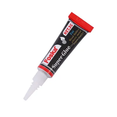 Foska Single Use All Purpose Super Fast & Strong Adhesive SuperGlue for Hard Plastics DIY Craft Ceramics Frame Leather Metal