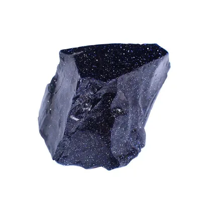 Factory Price Quartz Raw Blue Gold Sand Rough Crystal Blue Sand Rock Stone for Healing