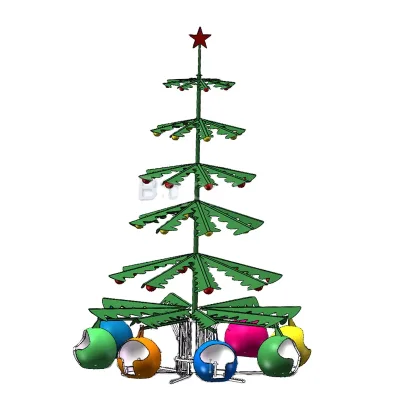 Beautiful Hot Sale Rotation Christmas Tree Rides Children Adult Amusement Rides Equipment