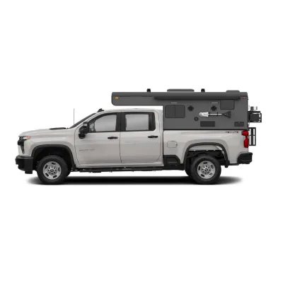 2024 6-8FT 4X4 Truck Slide-In Camper Travel Trailers with Unique Slide-In Feature