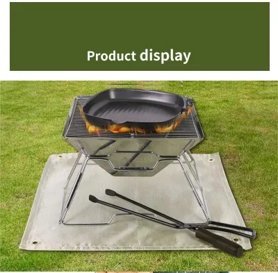 Jukaiwtec SCPJ42 Heavy Duty Metal Outdoor/Indoor Firewood Tongs Wooden Handle Fireplace Tongs Clamp for Camping BBQ