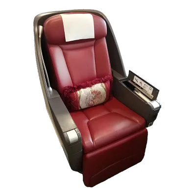 VIP Luxury Seat for High Speed Railway of Two Seaters with Function of 180 Degree Laying Down
