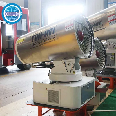 30M Mobile Fog Cannon Dust Suppression Sprayer for Coal Yard with Electric Engine