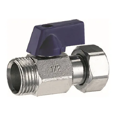 BODE Mini Brass Water Ball Valve-Durable & Easy Installation Multi-Purpose for Kitchen Bathroom Apartment & Living Room Use