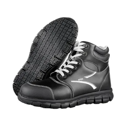 Light Weight Welding Leather Industrial S3 Men Work Best Brand Boots Price Mid Cut Steel Toe Safety Shoes for Welder Men SM2