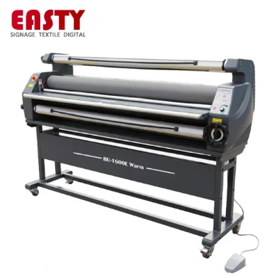Easty Premium Cold Hot Laminator Heat Assisted Electric Roller Lifting Wide Format Lamination Vinyl Film 1600mm Model BU-1600