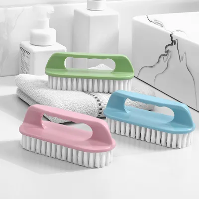 Household Plastic Laundry Brush, Cleaning Brush, Hard Bristle, Multi-functional Washbasin Brush, Shoe Brush, Clothes Brush