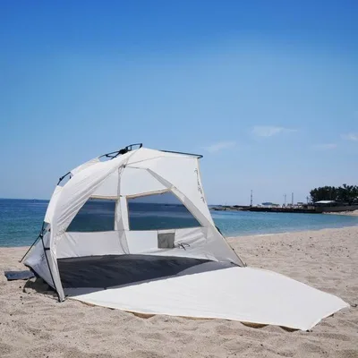 Custom Logo Color Oxford Straight Bracing Type Four-season Pop Camping 2-3 Person Single Layer Quick Automatic Fiberglass