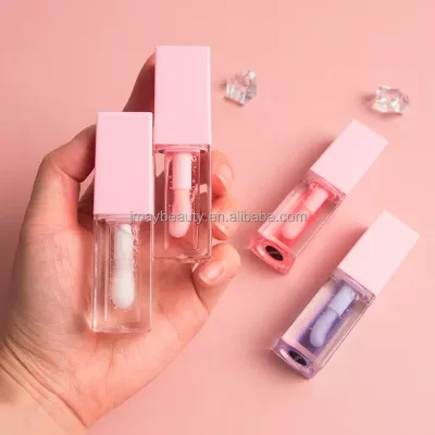 New Trending 30 Colors Private Label Custom LOGO Moisturizing Color Changing Lip Oil Makeup Shimmer Pink Lip Plumper Gloss