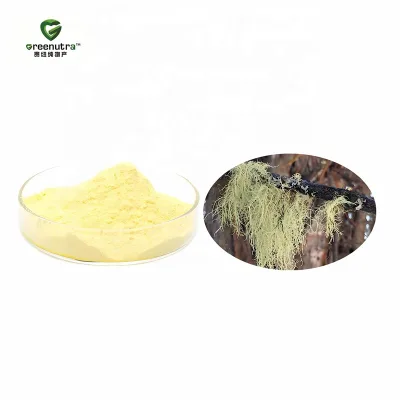 Natural Herbal Lichen Usnea Extract Powder Cosmetic Formulations Solvent Extraction Health Food Grade Greenutra Brand 10:1 20:1