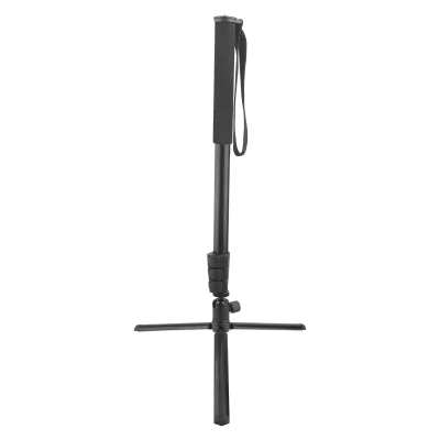 Professional 4-Section Plastic+Aluminum Monopod Tripod Base Ball Head DSLR Camera Vlog Live Streaming Travel Photography Mount