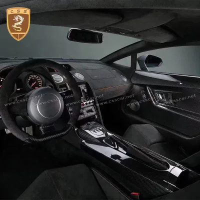 For Lamborghini Gallardo LP570-4 2011 Carbon Fiber Dashboard Cover Car Accessories Interior Parts