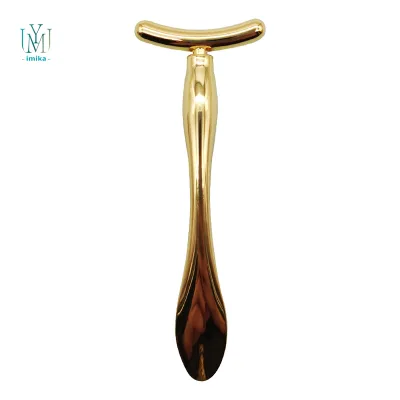 Wholesale Factory 24K Gold Eye Massage Beauty Bar, Oem Rose Gold Eye Massage Makeup Tools Spoon